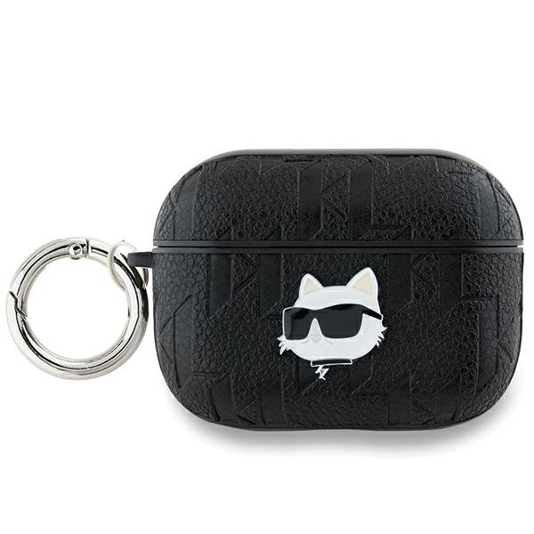 Karl Lagerfeld Monogram Choupette Head case for AirPods Pro 2 - blackeng