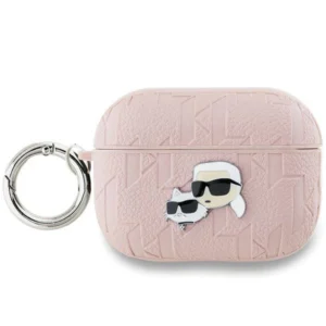 Karl Lagerfeld Monogram Karl & Choupette Head case for AirPods Pro 2 - pinkeng