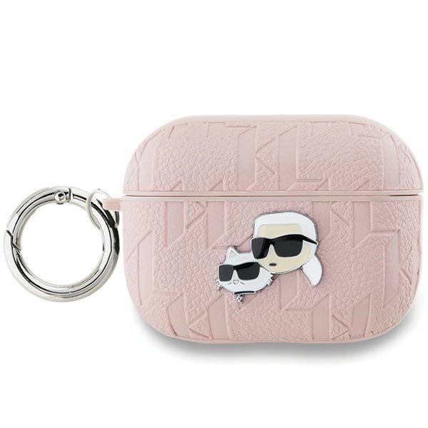 Karl Lagerfeld Monogram Karl & Choupette Head case for AirPods Pro 2 - pinkeng