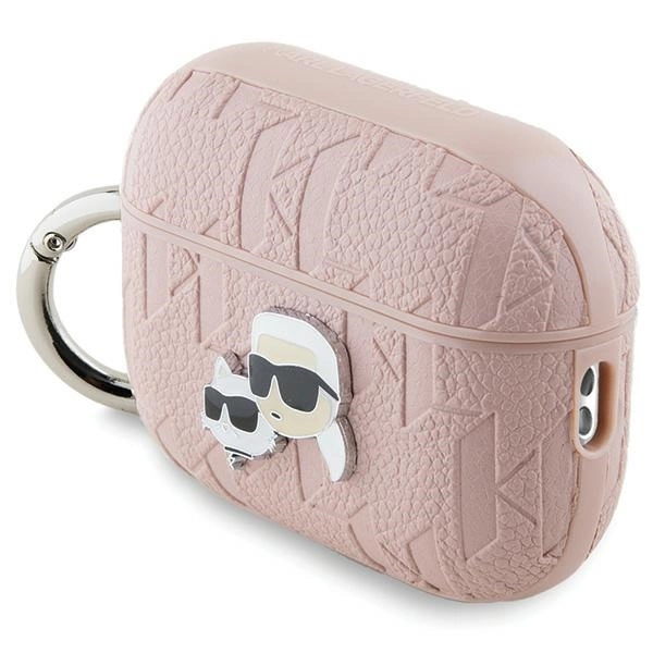Karl Lagerfeld Monogram Karl & Choupette Head case for AirPods Pro 2 - pinkeng