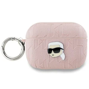 Karl Lagerfeld Monogram Karl Head case for AirPods Pro 2 - pinkeng