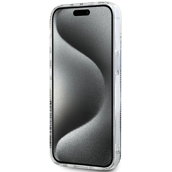 Karl Lagerfeld IML Choupette Head & Monogram case for iPhone 15 / 14 / 13 - transparenteng