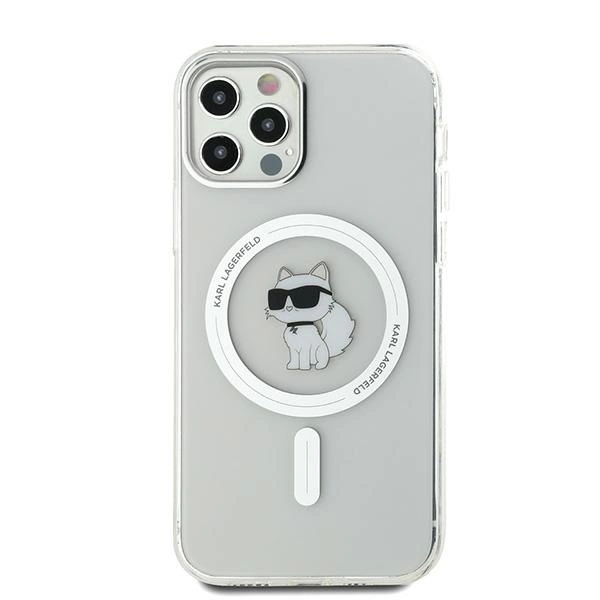 Karl Lagerfeld IML Choupette MagSafe case for iPhone 12 / 12 Pro - transparenteng