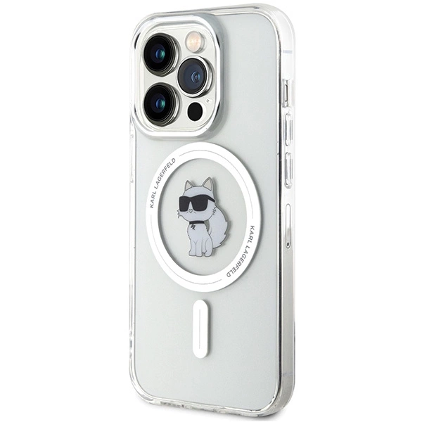 Karl Lagerfeld IML Choupette MagSafe case for iPhone 13 Pro Max - transparenteng