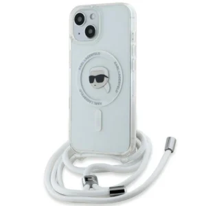 Karl Lagerfeld Crossbody IML Karl Head MagSafe case for iPhone 15 / 14 / 13 - transparenteng