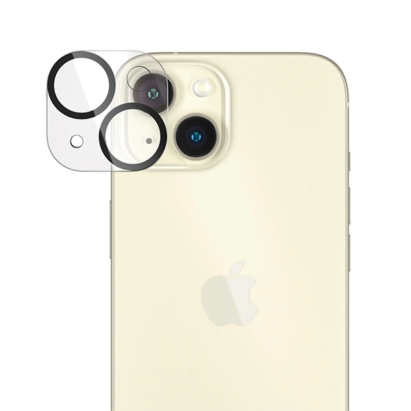 PanzerGlass Bundle 3in1 set transparent case + foil + camera cover for iPhone 15eng