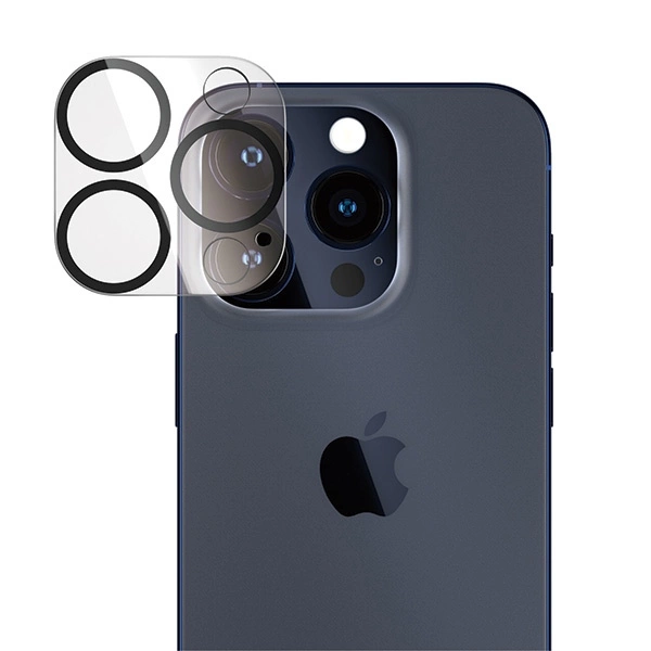 PanzerGlass Bundle 3in1 set transparent case + foil + camera cover for iPhone 15 Pro Maxeng