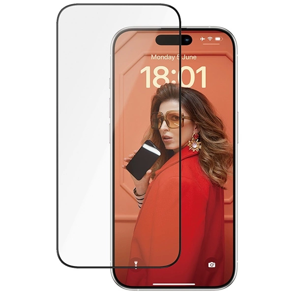 PanzerGlass Ceramic Protection ceramic glass for iPhone 15 Pro with positionereng