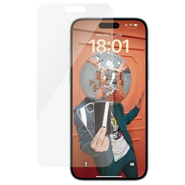 PanzerGlass Classic Fit glass for iPhone 15 Pluseng