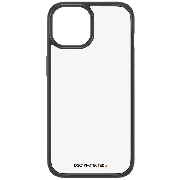 Military Grade Certified PanzerGlass ClearCase iPhone 15 Case - Transparent & Blackeng