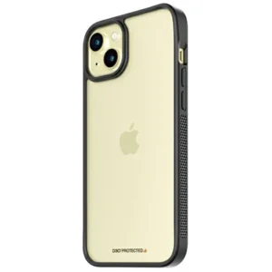 PanzerGlass ClearCase Case for iPhone 15 Plus / 14 Plus with Military Grade Certification - Clear & Blackeng