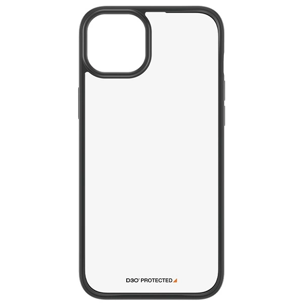 PanzerGlass ClearCase Case for iPhone 15 Plus / 14 Plus with Military Grade Certification - Clear & Blackeng