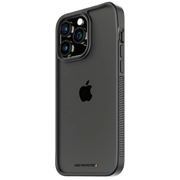 PanzerGlass ClearCase Case for iPhone 15 Pro Max with Military Grade Certification - Transparent and Blackeng