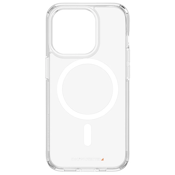 PanzerGlass HardCase with MagSafe with D3O and Military Grade Certified for iPhone 15 Pro - Transparenteng