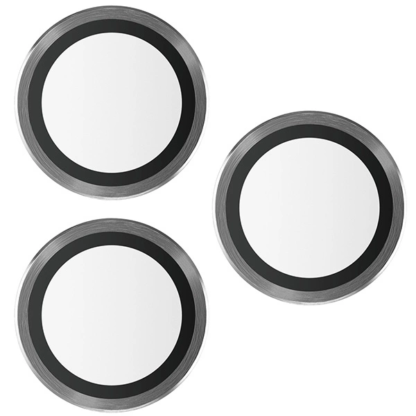 PanzerGlass Hoops Camera Protection for iPhone 15 Pro / 15 Pro Max - with Black Frameeng
