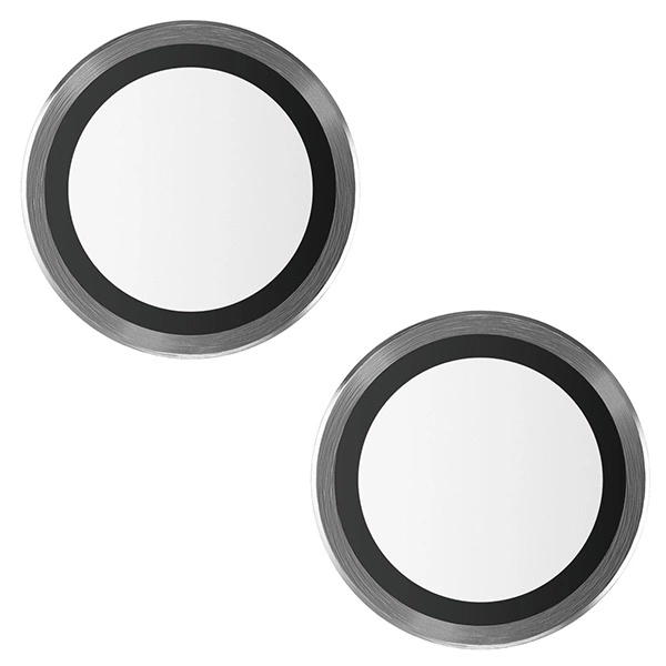 PanzerGlass Hoops Camera Protection for iPhone 15/15 Plus - with Black Frameeng