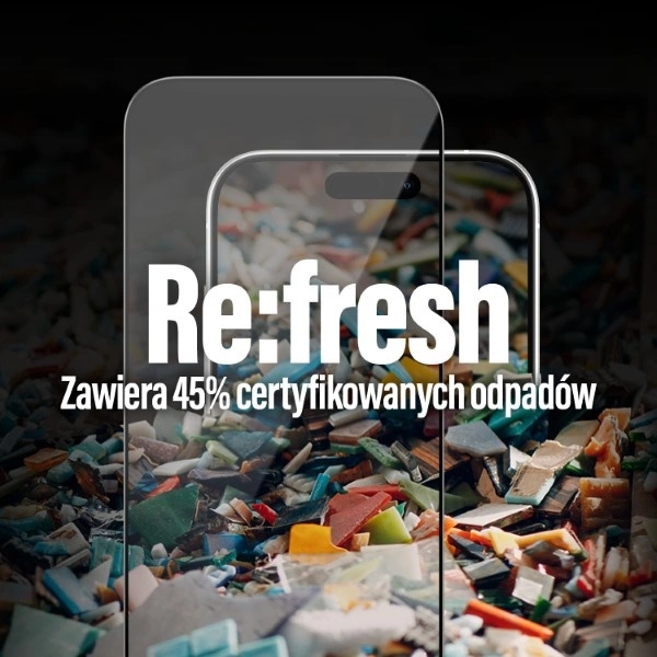 PanzerGlass Re:fresh Glass for iPhone 15 Pro with positionereng