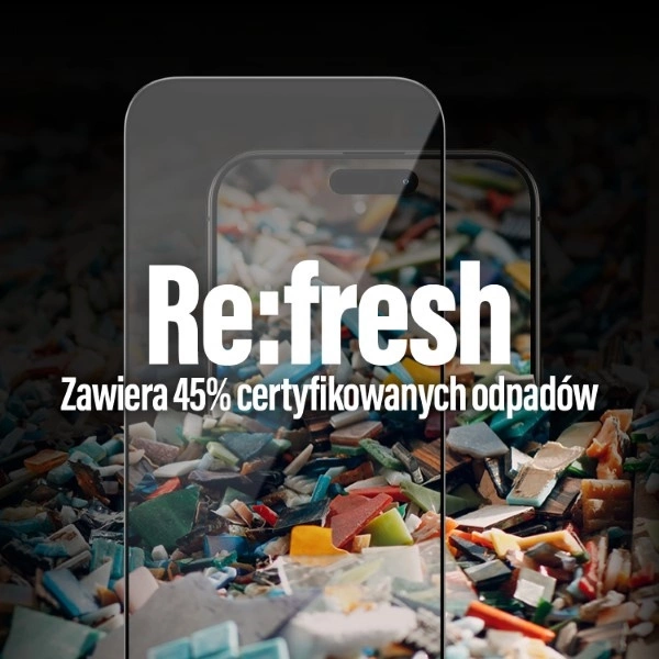 PanzerGlass Re:fresh Glass for iPhone 15 Pro Max with a positionereng