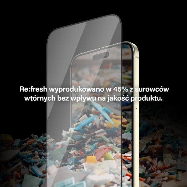 PanzerGlass Re:fresh Glass for iPhone 15 Plus with a positionereng