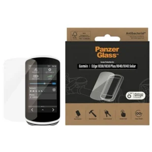 PanzerGlass Ultra-Wide Fit Antibacterial Tempered Glass for Garmin 1030 / 1030 Plus / 1040 / 1040 Solareng