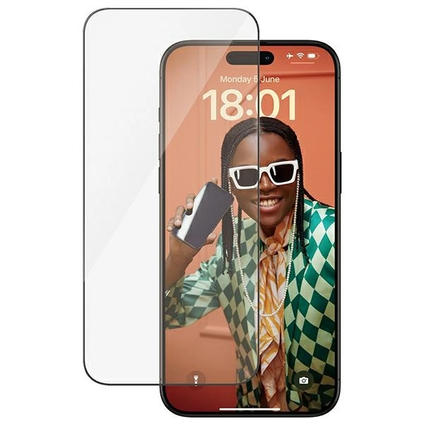 PanzerGlass Ultra-Wide Fit Tempered Glass with Positioner for iPhone 15 Pro Maxeng