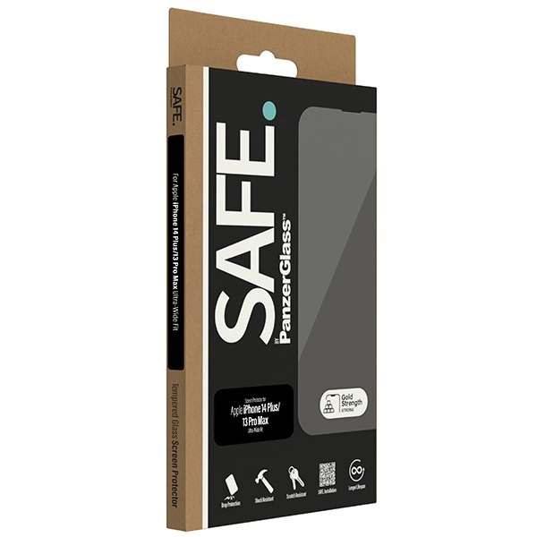 SAFE by PanzerGlass Ultra-Wide Fit Tempered Glass for iPhone 14 Plus / 13 Pro Maxeng