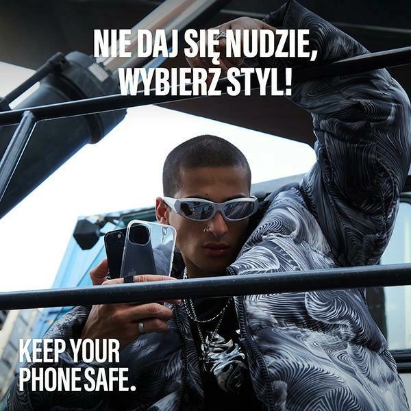 SAFE by PanzerGlass recycled TPU case for iPhone 15 Plus - transparenteng