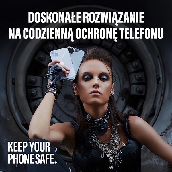 SAFE by PanzerGlass recycled TPU case for iPhone 15 Pro - transparenteng