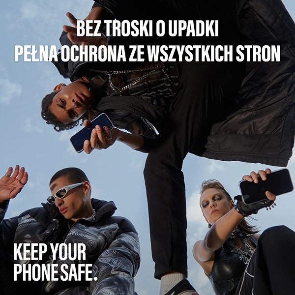 SAFE by PanzerGlass recycled TPU case for iPhone 15 Pro Max - transparenteng