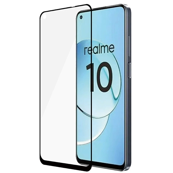 SAFE by PanzerGlass Ultra-Wide Fit Tempered Glass on Realme 10 - with Black Frameeng