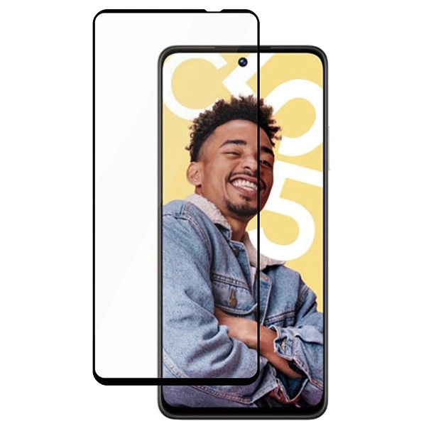SAFE by PanzerGlass Ultra-Wide Fit Tempered Glass on Realme C55 - with Black Frameeng