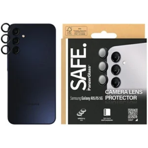 SAFE by PanzerGlass camera cover for Samsung Galaxy A15 / A15 5G - with black frameeng