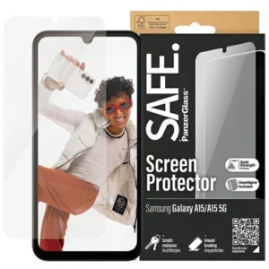 SAFE by PanzerGlass Ultra-Wide Fit Tempered Glass for Samsung Galaxy A15 / A15 5Geng