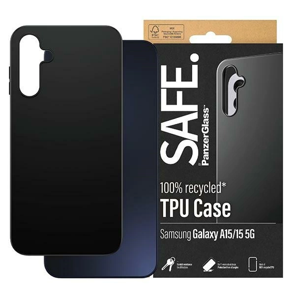 SAFE by PanzerGlass case for Samsung Galaxy A15 / A15 5G - blackeng