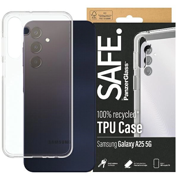 SAFE by PanzerGlass case for Samsung Galaxy A25 5G - transparenteng