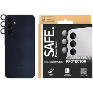 SAFE by PanzerGlass camera cover for Samsung Galaxy A25 5G - with black frameeng