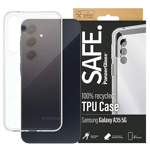 SAFE by PanzerGlass case for Samsung Galaxy A35 5G - transparenteng