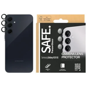 SAFE by PanzerGlass camera cover for Samsung Galaxy A35 5G - with black frameeng