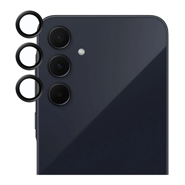SAFE by PanzerGlass camera cover for Samsung Galaxy A35 5G - with black frameeng
