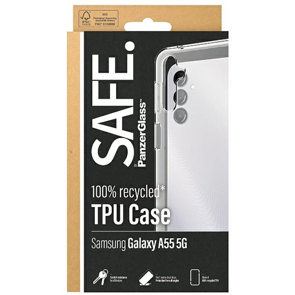 SAFE by PanzerGlass case for Samsung Galaxy A55 5G - transparenteng