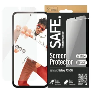 SAFE by PanzerGlass Sam A55 5G A556 Screen Protection Ultra-Wide Fit with Easy Aligner SAFE95687pol