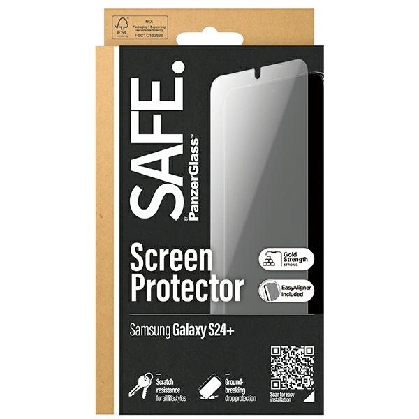 SAFE by PanzerGlass Ultra-Wide Fit tempered glass for Samsung Galaxy S24+eng