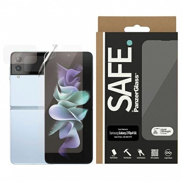 SAFE by PanzerGlass tempered glass for Samsung Galaxy Z Flip 4 5Geng