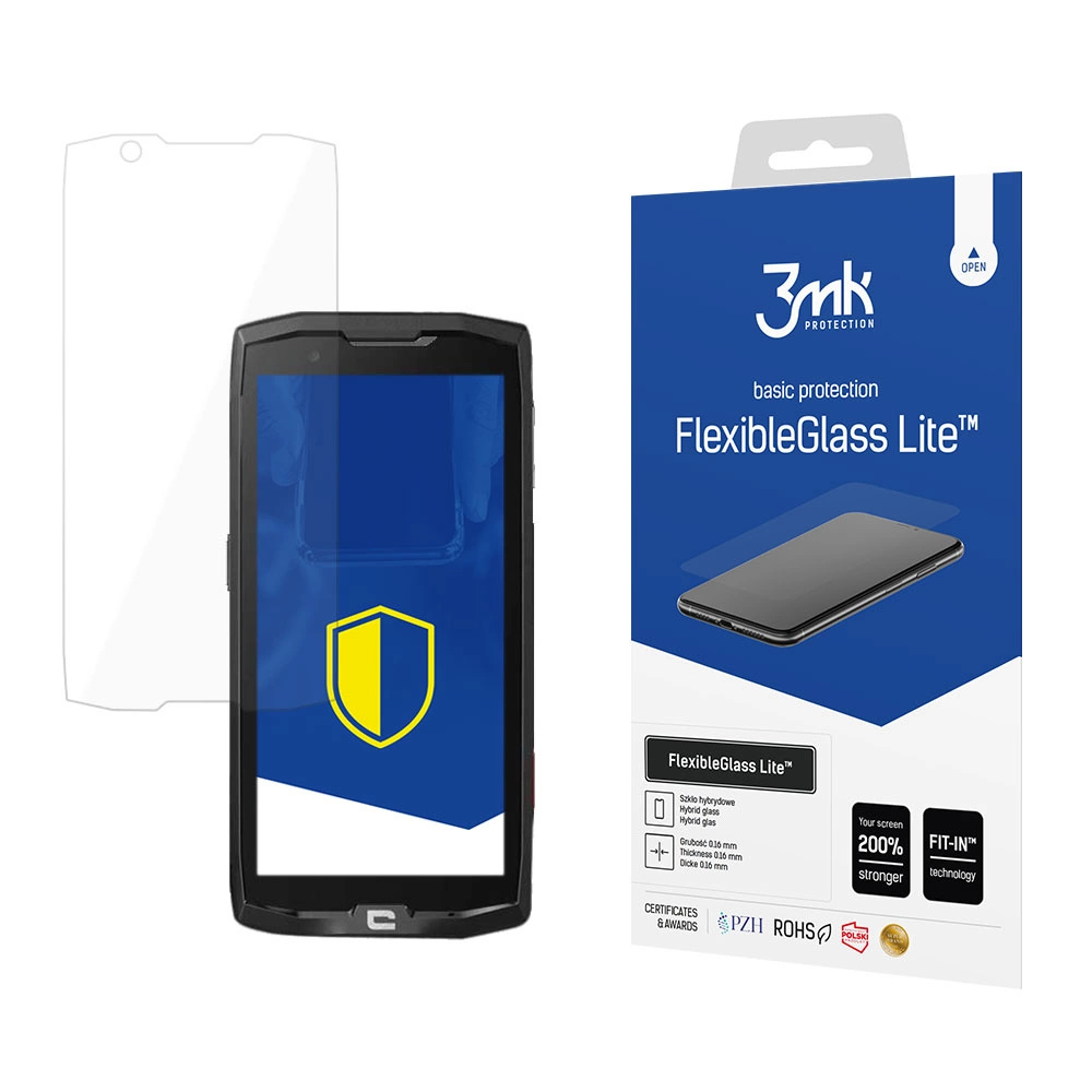 3mk FlexibleGlass Lite™ hybrid glass on Crosscall Core X4eng