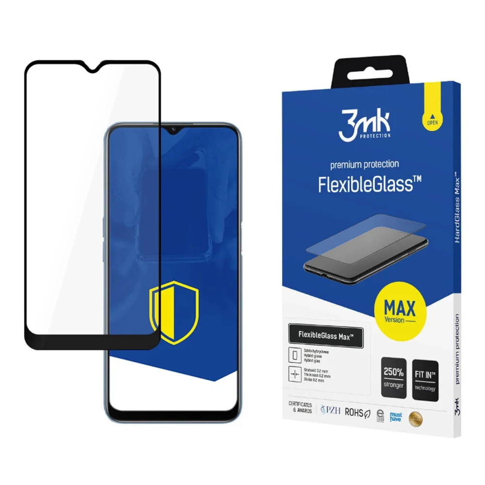 3mk FlexibleGlass Max™ hybrid glass for Oppo A16 / A16seng