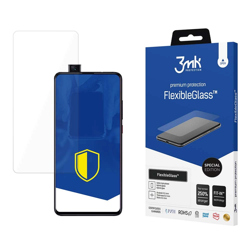 3mk FlexibleGlass™ Special Edition hybrid glass on Xiaomi Mi 9Teng