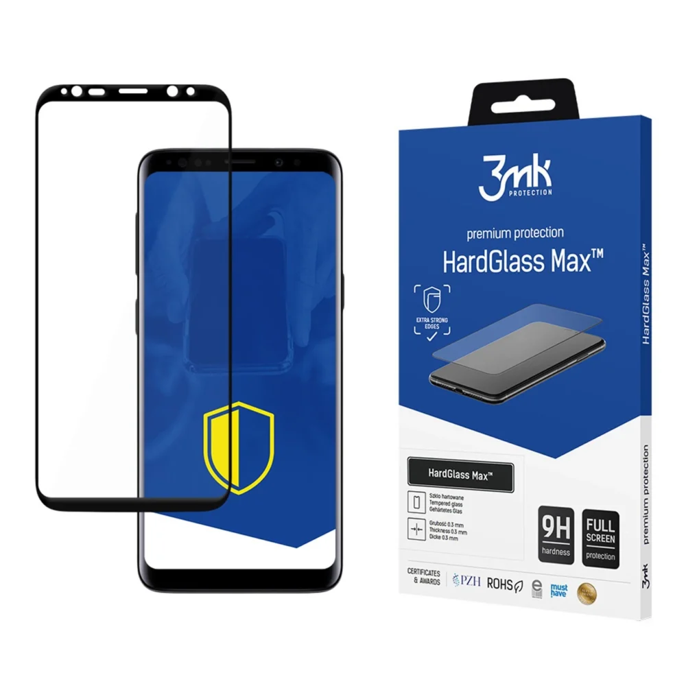 9H 3mk HardGlass Max™ glass for Samsung Galaxy S9eng