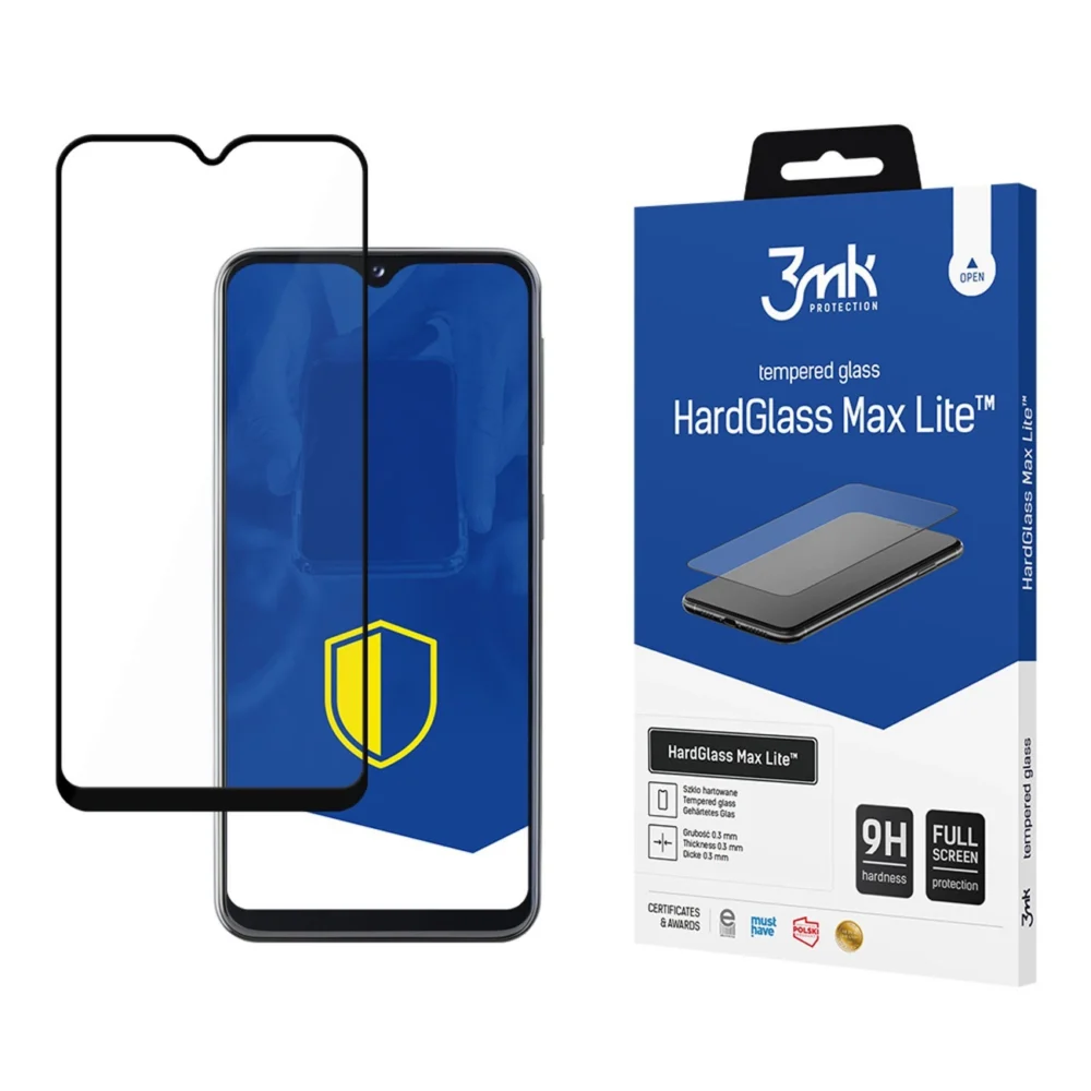 9H 3mk HardGlass Max Lite™ glass for Samsung Galaxy A20eeng