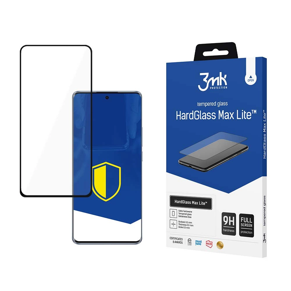 9H 3mk HardGlass Max Lite™ glass on Oppo Reno 10 / 10 Proeng