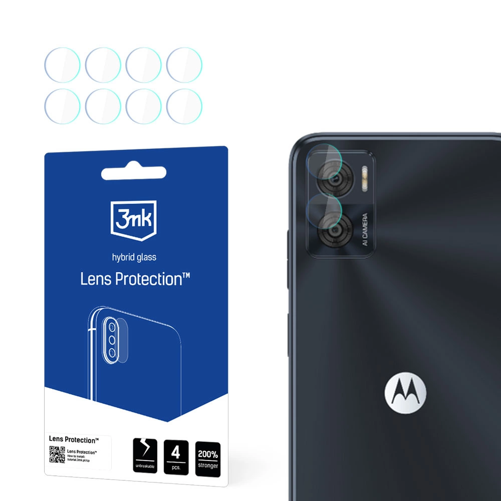 3mk Lens Protection™ Hybrid Camera Glass for Motorola Moto E22 / E22ieng
